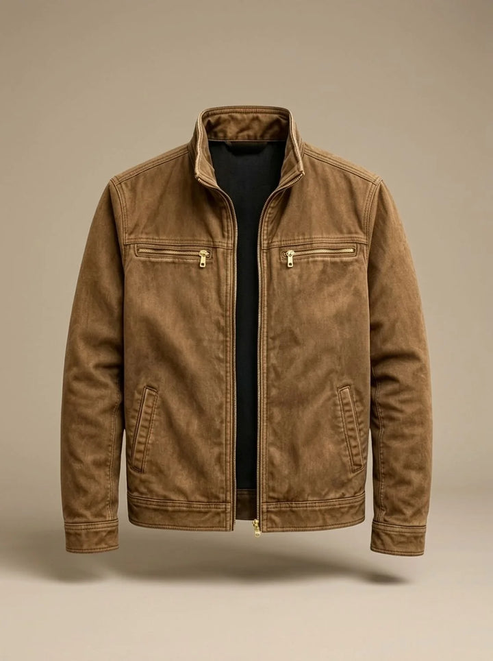 Andrew | Men's Utility Jacket Stand Collar Multi Pocket