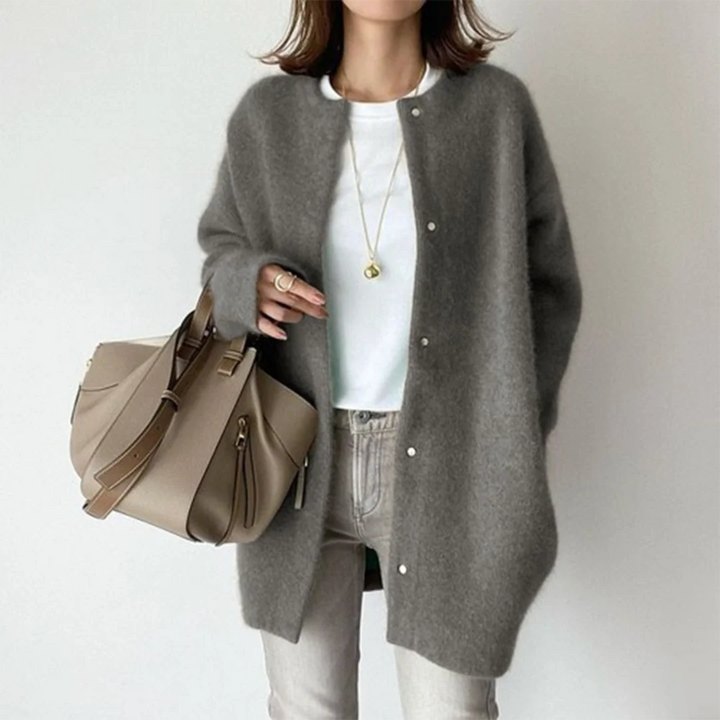 Angela | Women's Longline Cardigan Button Front