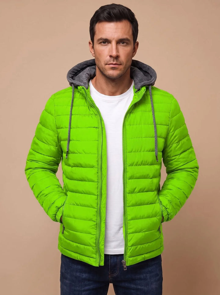 Anthony | Men's Lightweight Quilted Puffer Jacket Hooded
