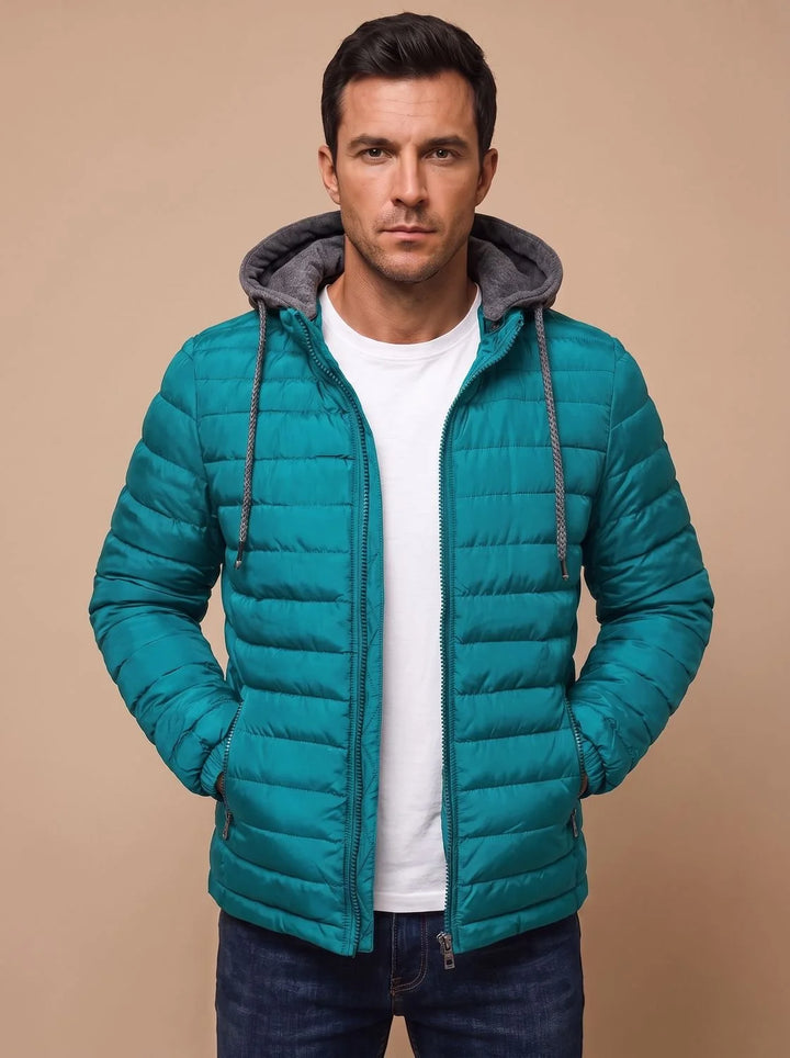 Anthony | Men's Lightweight Quilted Puffer Jacket Hooded