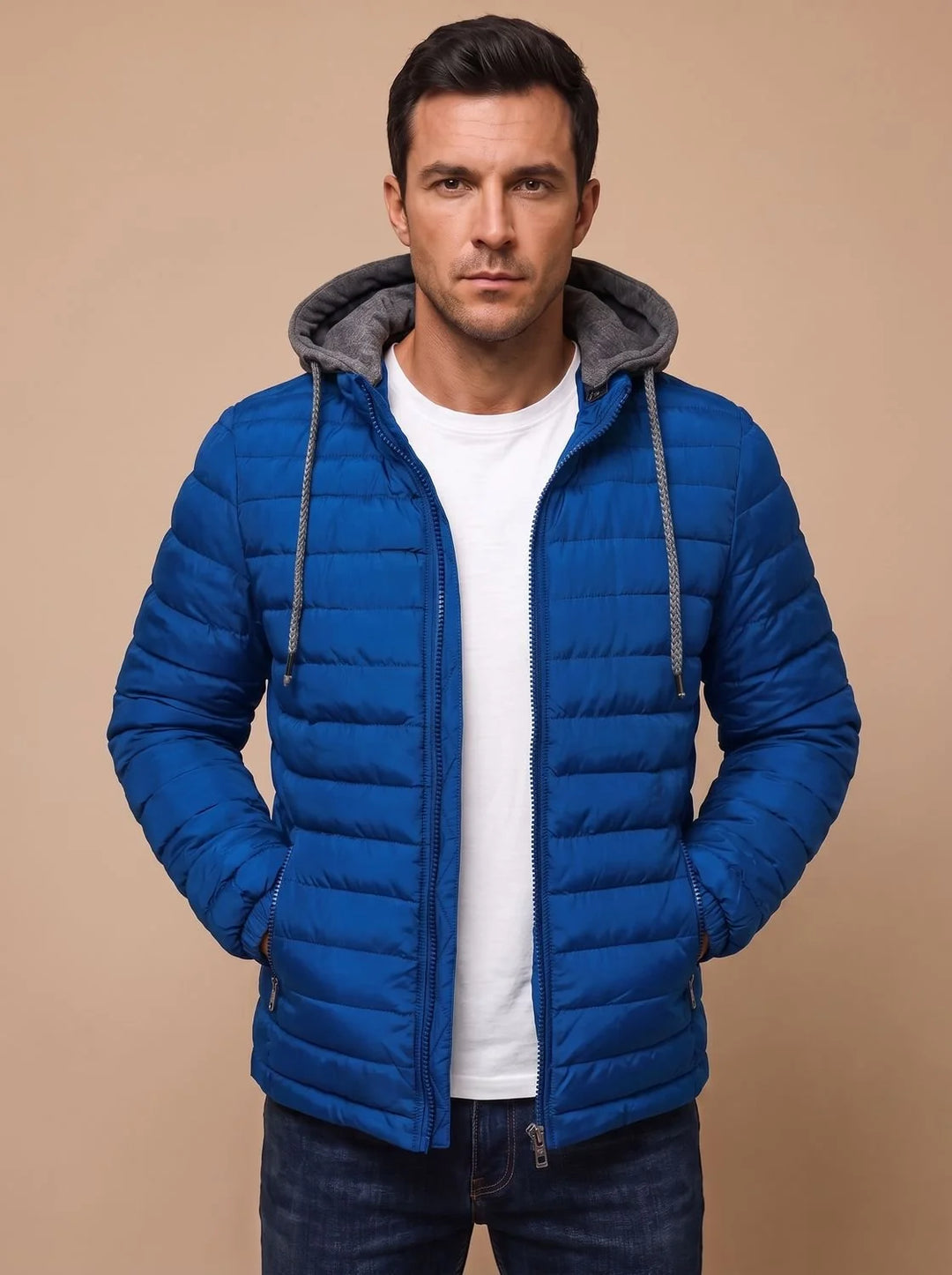 Anthony | Men's Lightweight Quilted Puffer Jacket Hooded