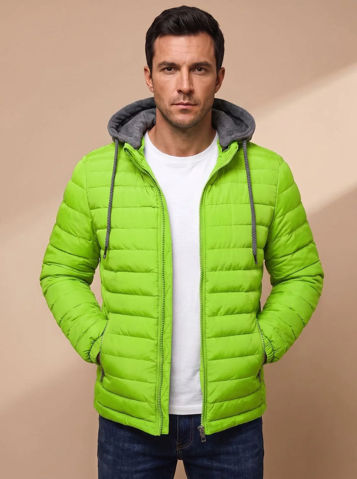 Anthony | Men's Lightweight Quilted Puffer Jacket Hooded