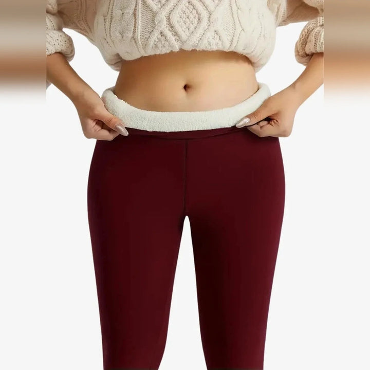 April | Women's Fleece Lined Leggings High Waisted Thermal