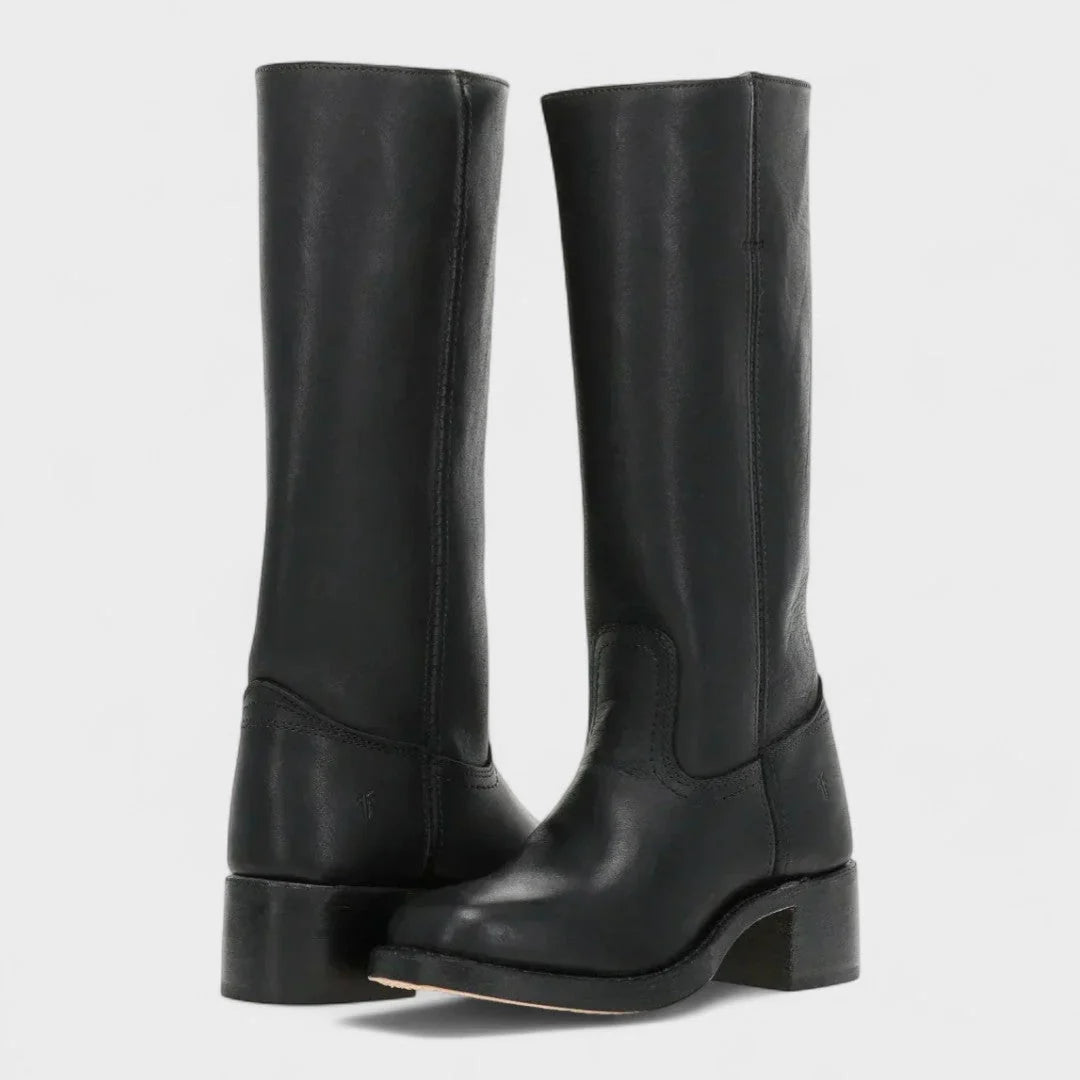 Aubrey | Women's Cowboy Boots Knee High Western Square Toe