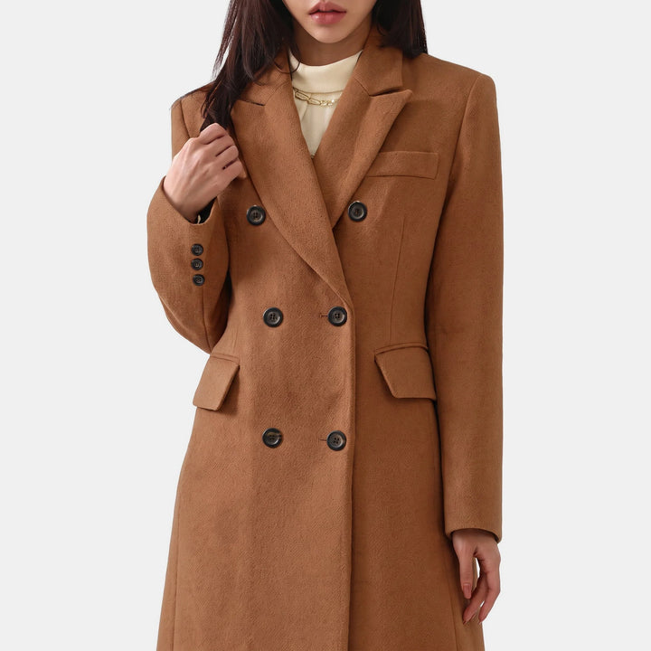 Bailey | Women's Double Breasted Coat Tailored Notch Lapel