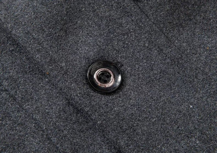 Barry | Men's Winter Coat Layered Collar Button Front