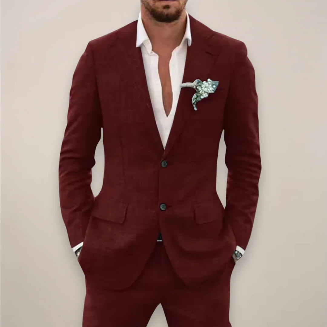Blake | Men's Tailored Suit Two Piece Single Breasted
