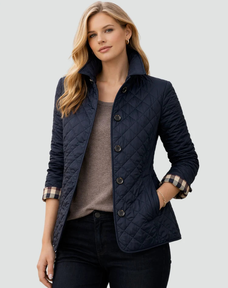 Caroline | Women's Lightweight Quilted Jacket Button Front