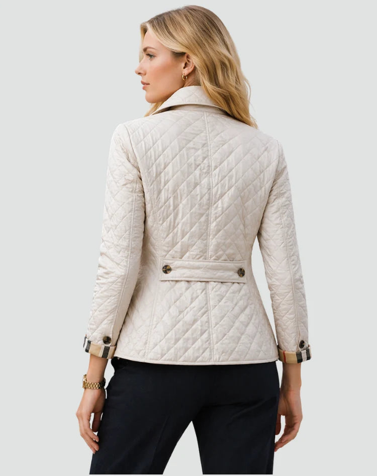 Caroline | Women's Lightweight Quilted Jacket Button Front