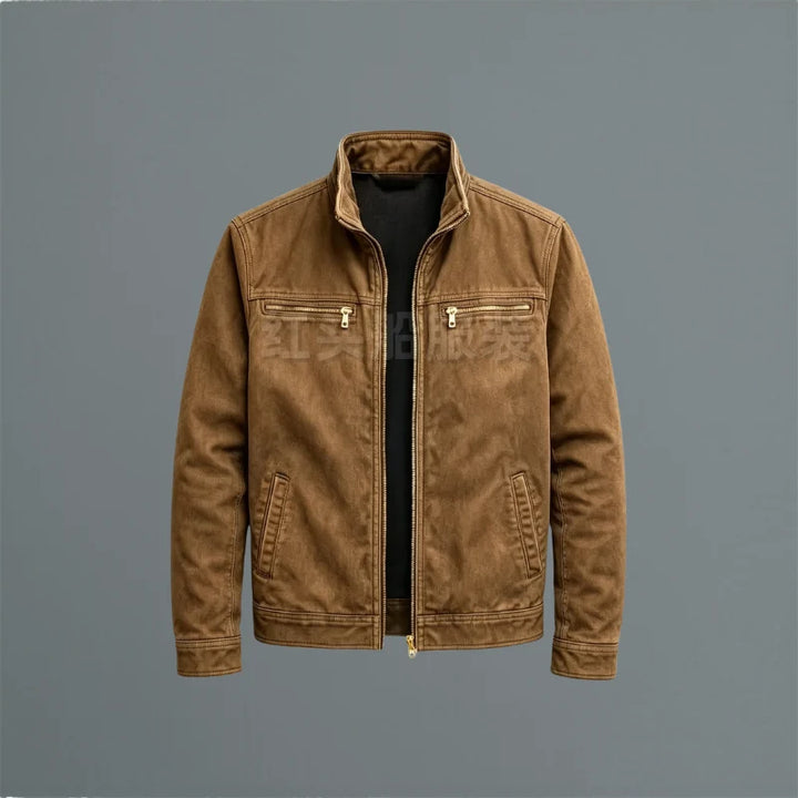 Colin | Men's Casual Jacket Zip Front Stand Collar