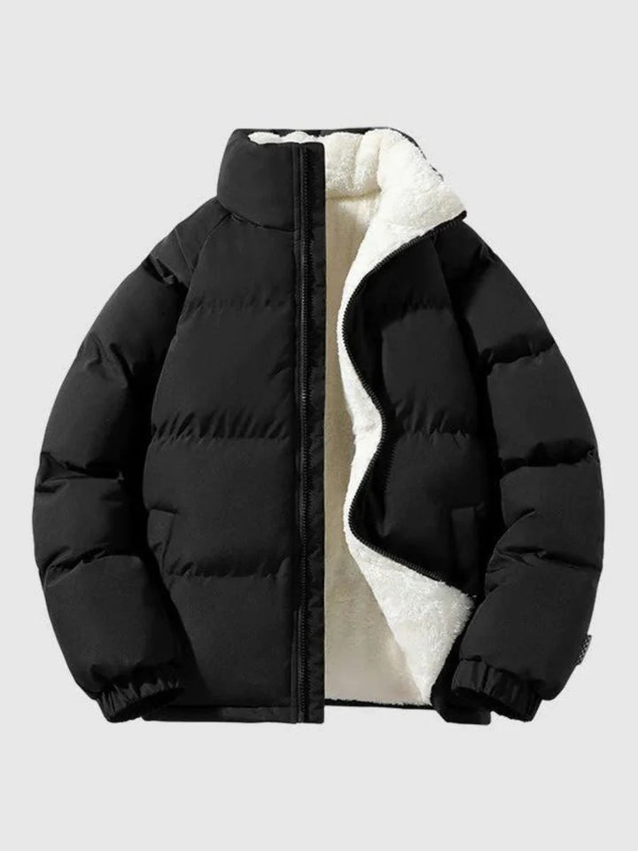 Dallas | Men's Puffer Jacket Stand Collar Zip Front