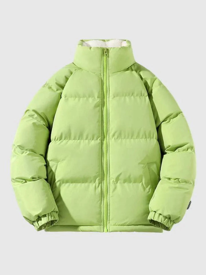 Dallas | Men's Puffer Jacket Stand Collar Zip Front