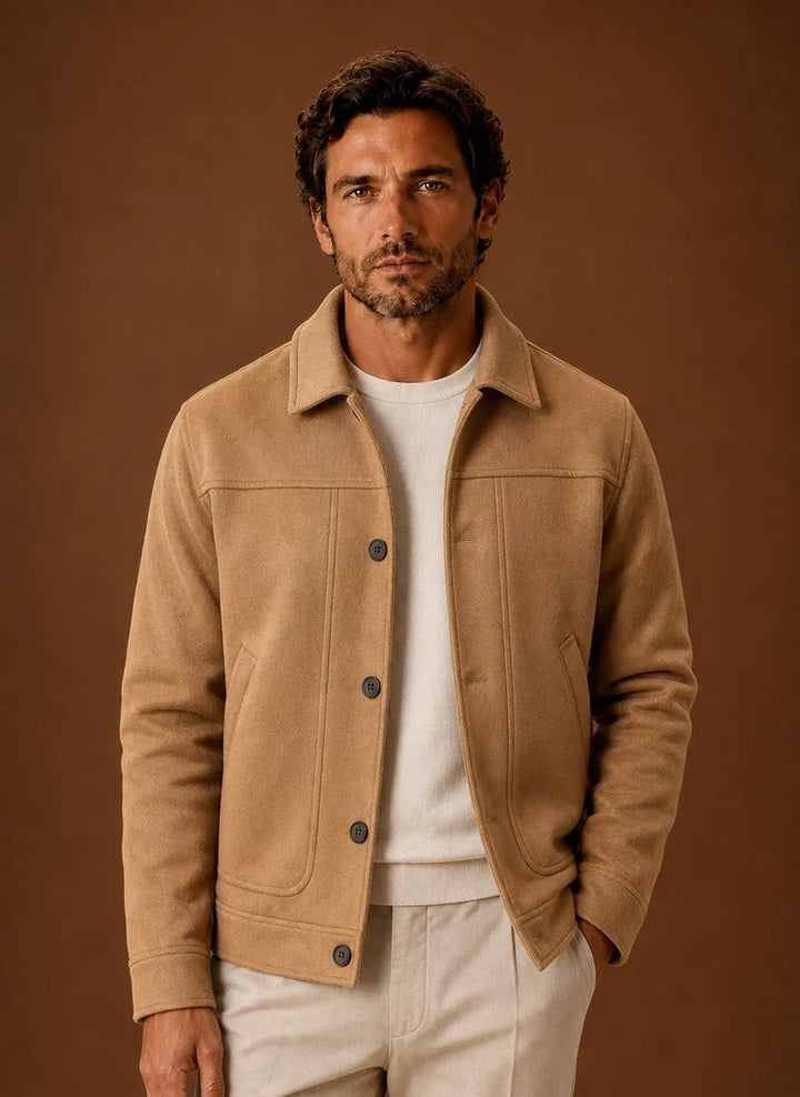 Danny | Men's Overshirt Style Casual Jacket Patch Pockets