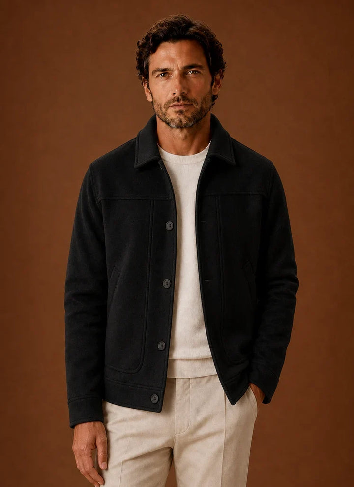 Danny | Men's Overshirt Style Casual Jacket Patch Pockets