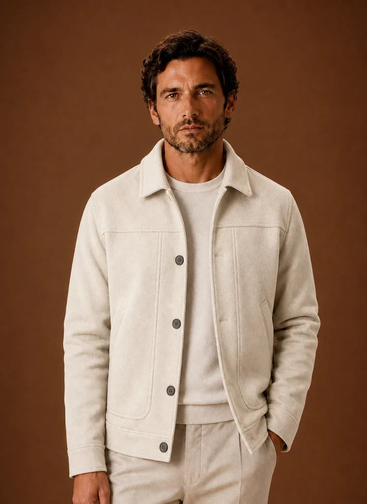 Danny | Men's Overshirt Style Casual Jacket Patch Pockets