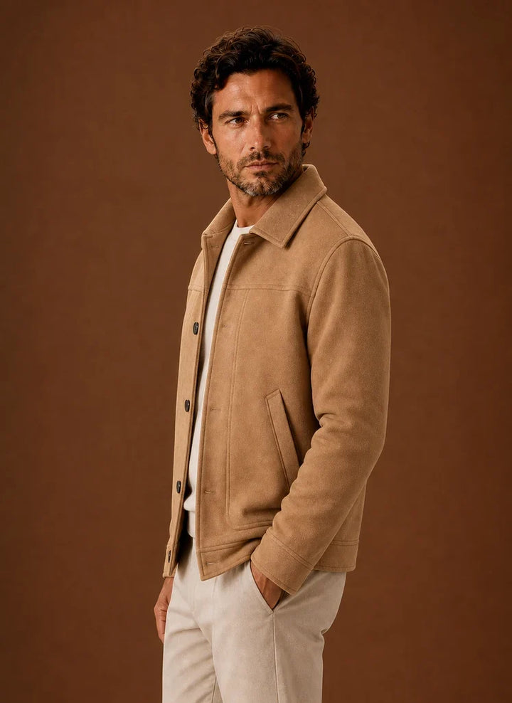 Danny | Men's Overshirt Style Casual Jacket Patch Pockets
