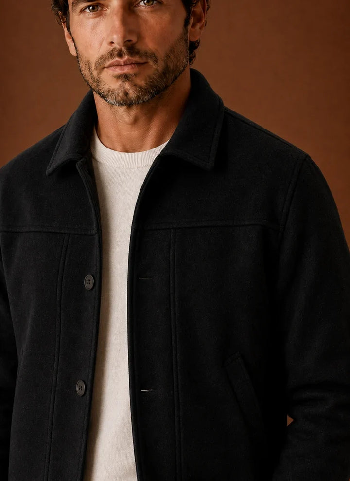 Danny | Men's Overshirt Style Casual Jacket Patch Pockets