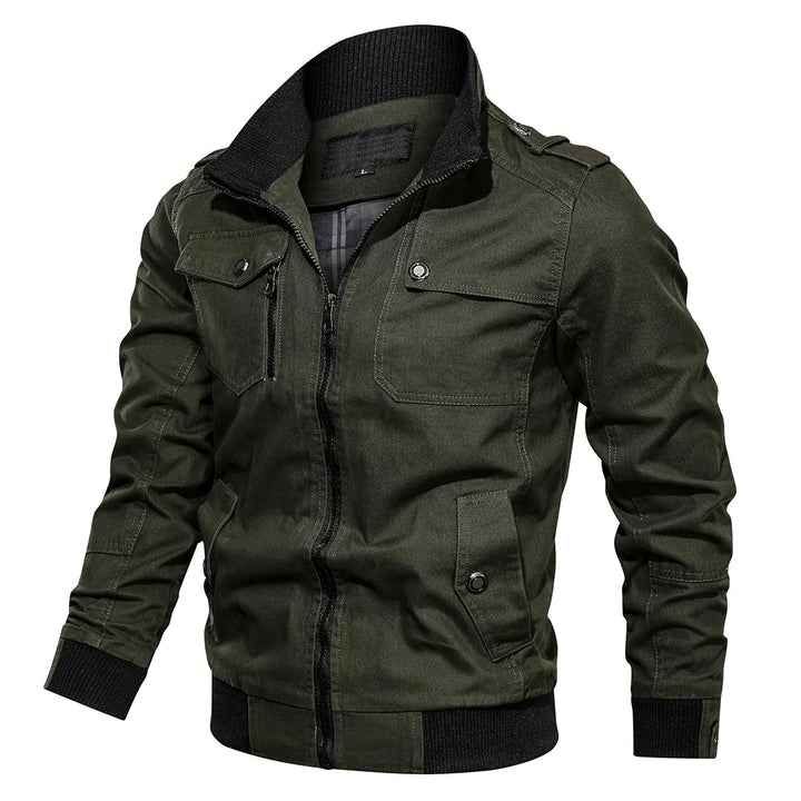 Dean | Men's Bomber Jacket Casual Zip Up Pockets