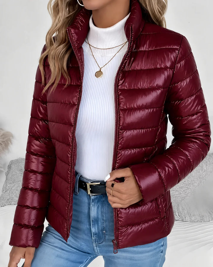 Denise | Women's Lightweight Puffer Jacket Stand Collar