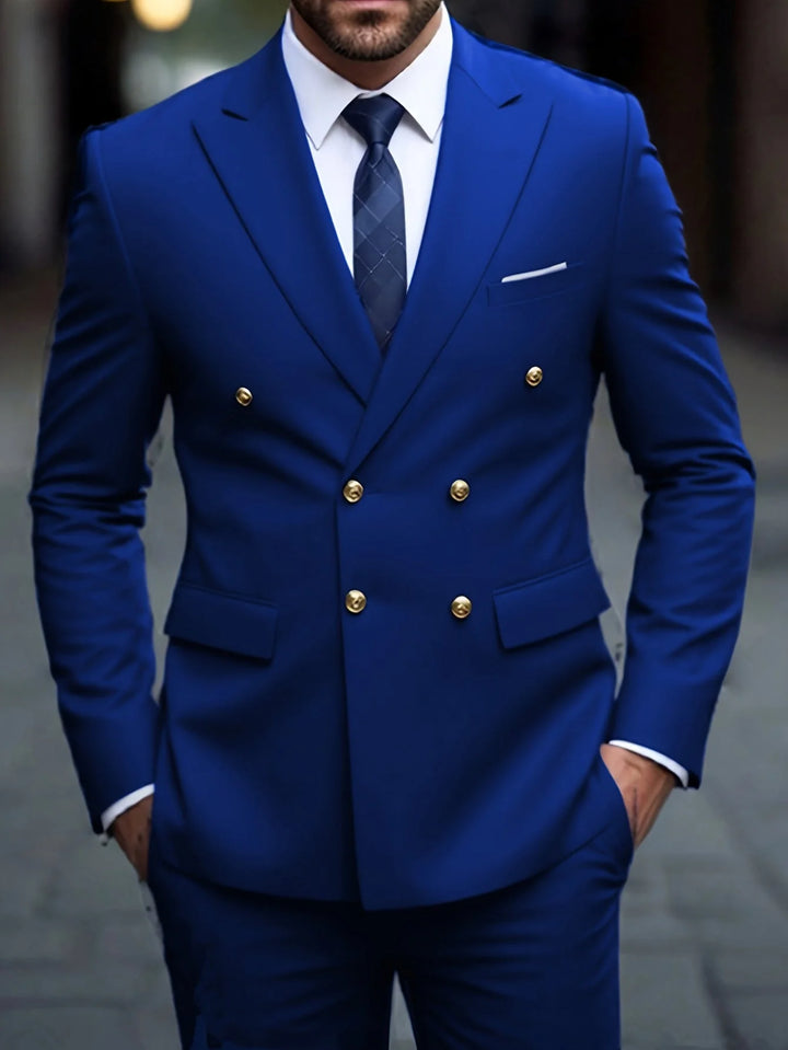 Devin | Men's Double Breasted Dress Suit Tailored