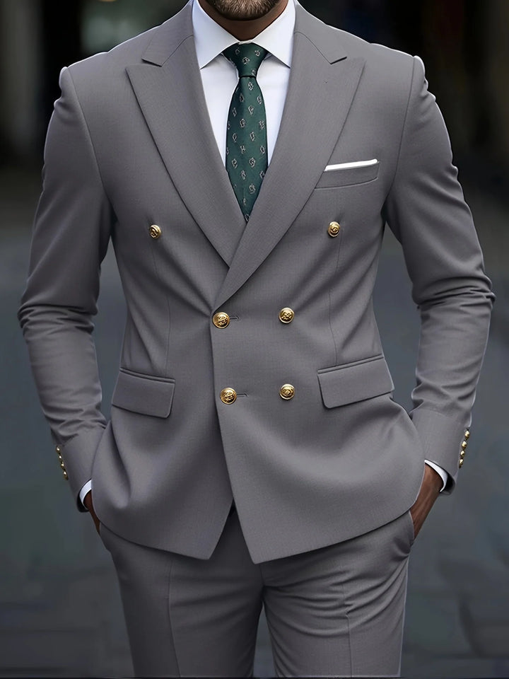 Devin | Men's Double Breasted Dress Suit Tailored