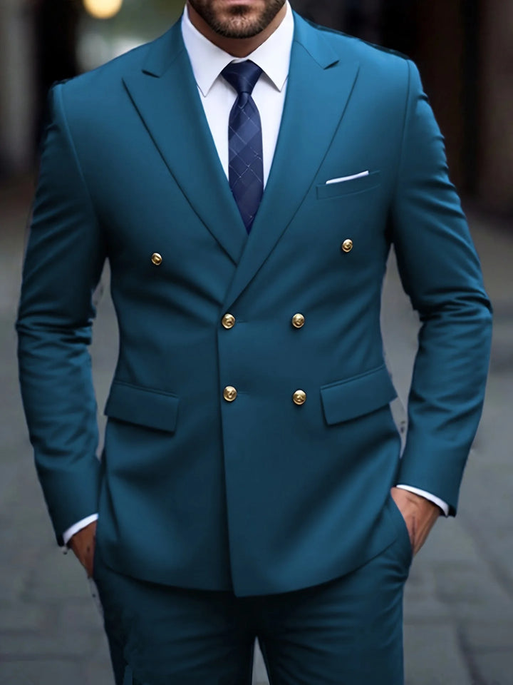 Devin | Men's Double Breasted Dress Suit Tailored