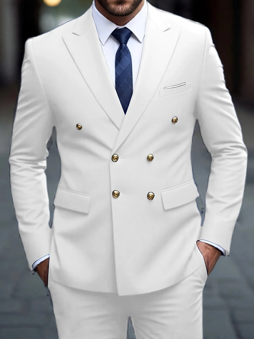 Devin | Men's Double Breasted Dress Suit Tailored