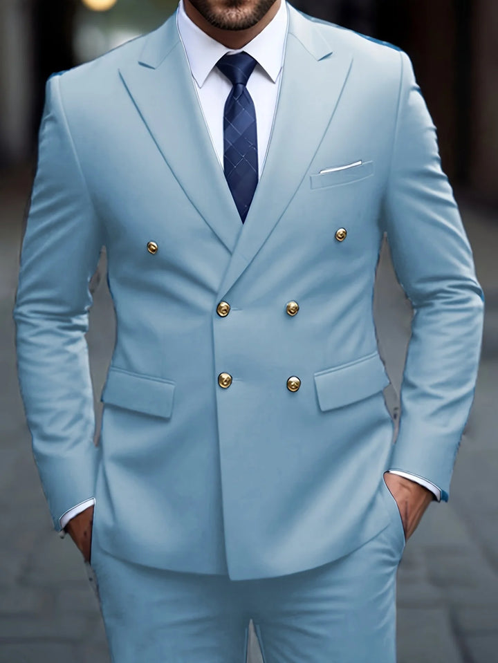 Devin | Men's Double Breasted Dress Suit Tailored