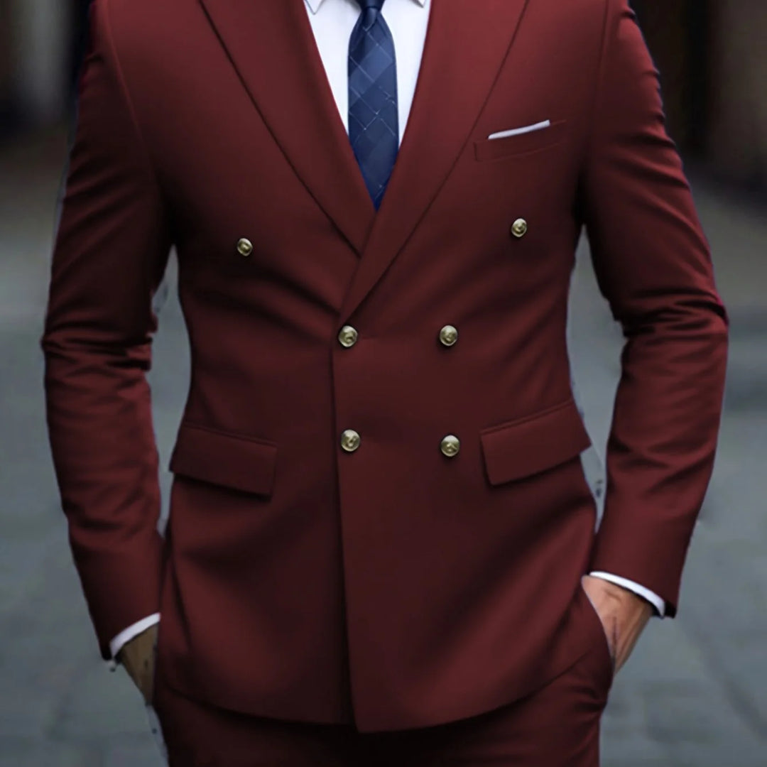 Devin | Men's Double Breasted Dress Suit Tailored
