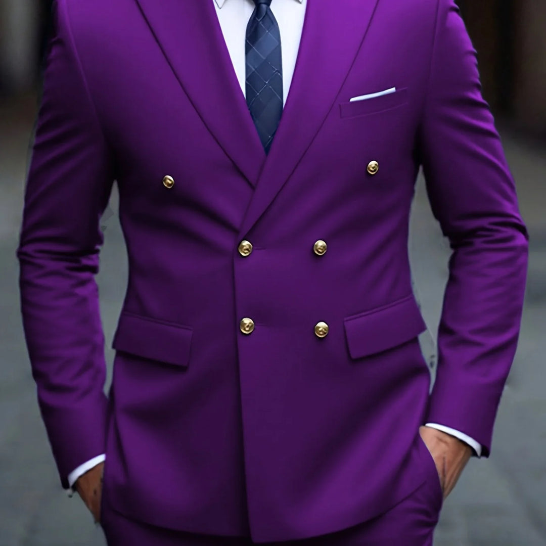 Devin | Men's Double Breasted Dress Suit Tailored