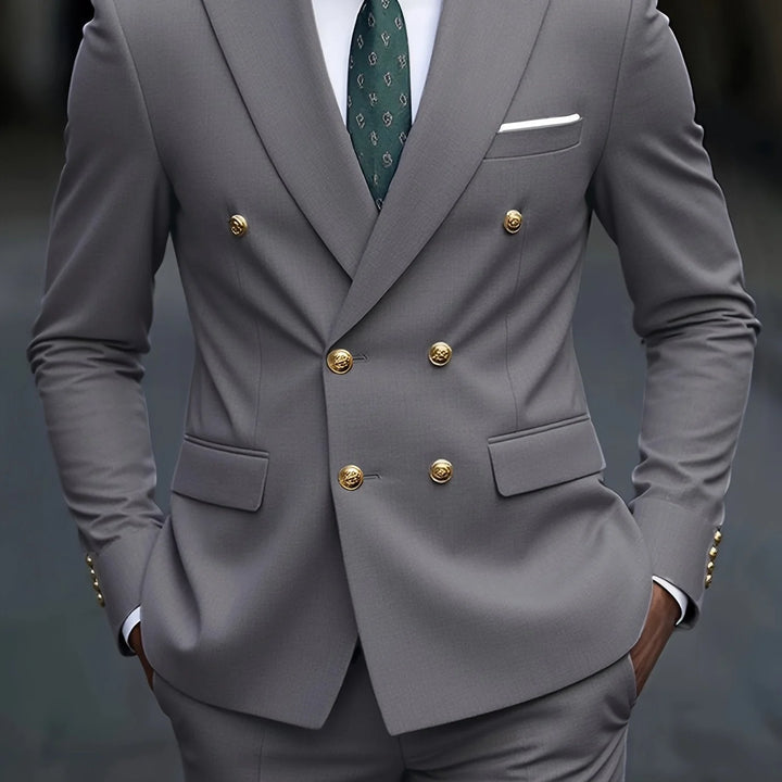 Devin | Men's Double Breasted Dress Suit Tailored