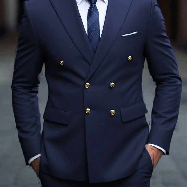 Devin | Men's Double Breasted Dress Suit Tailored