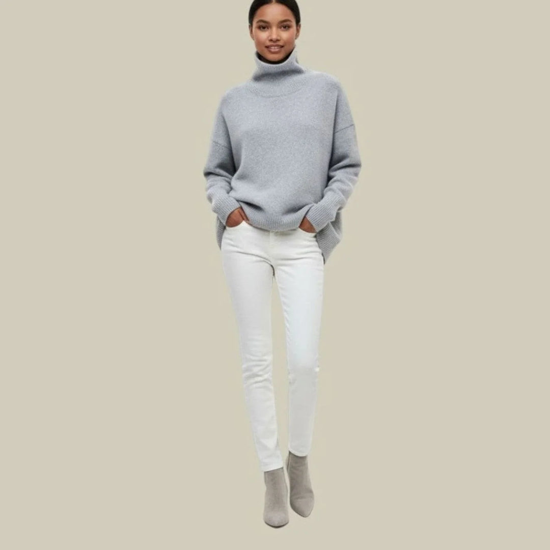 Dorothy | Women's Oversized Turtleneck Sweater Loose Fit