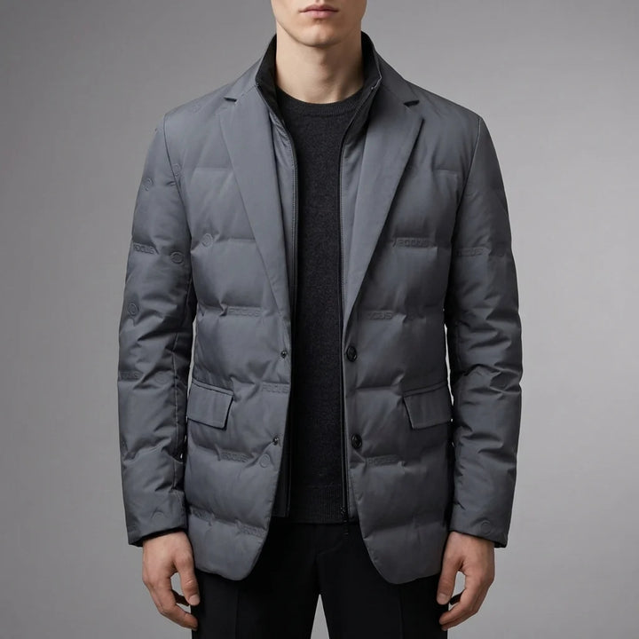 Gary | Men's Quilted Puffer Jacket Blazer Style