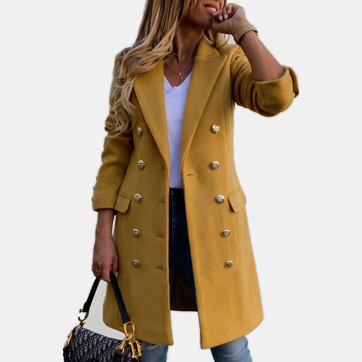 Hope | Women's Double Breasted Overcoat Notch Lapel