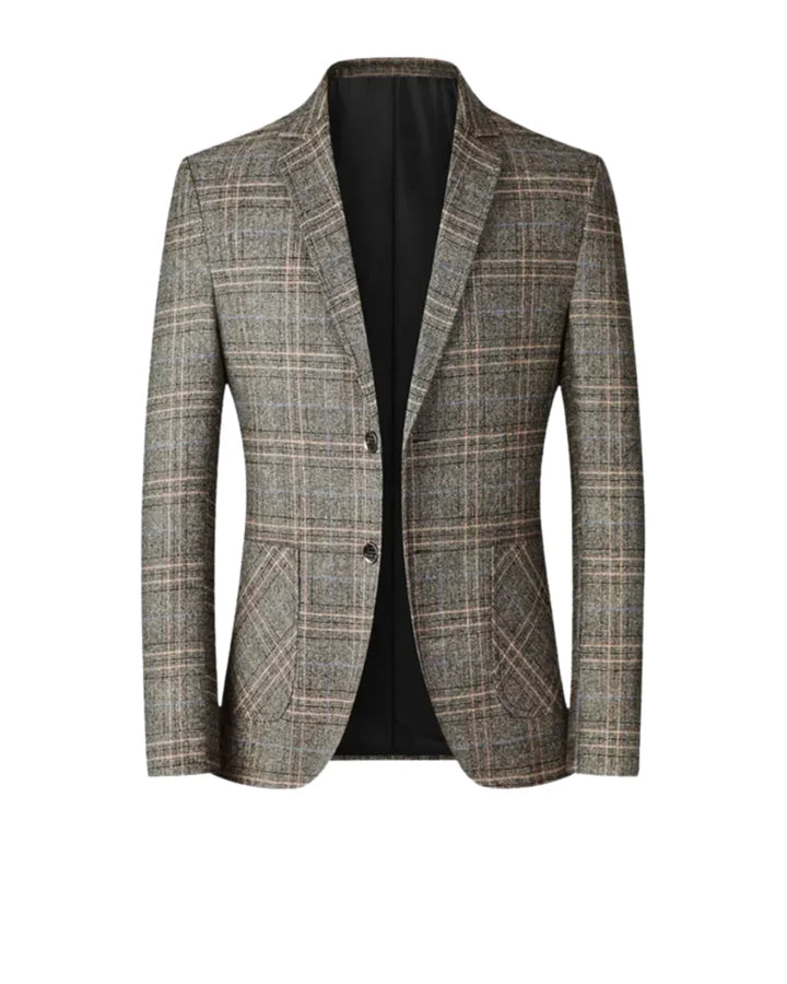 Jared | Men's Check Blazer Jacket Tailored Fit
