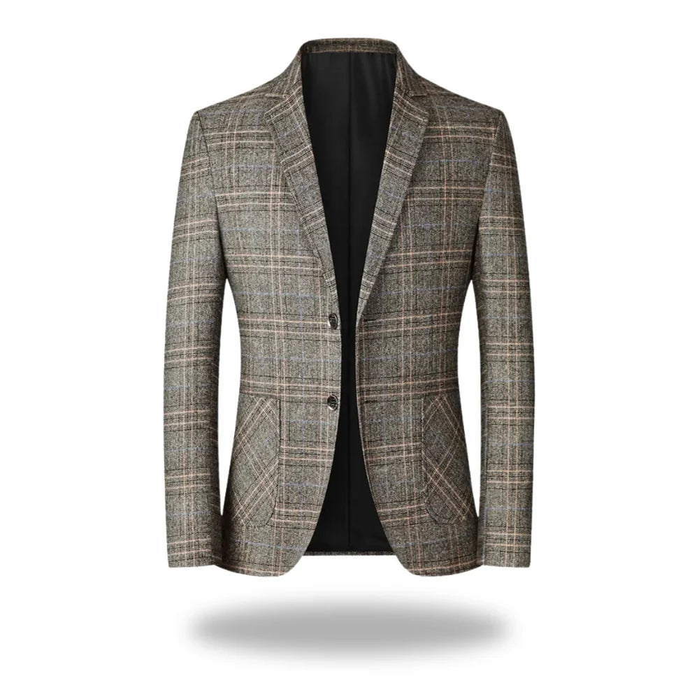 Jared | Men's Check Blazer Jacket Tailored Fit