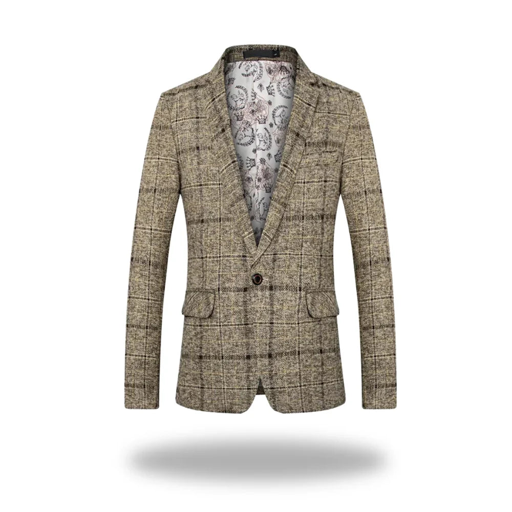 Jeff | Men's Tailored Suit Jacket Notch Lapel