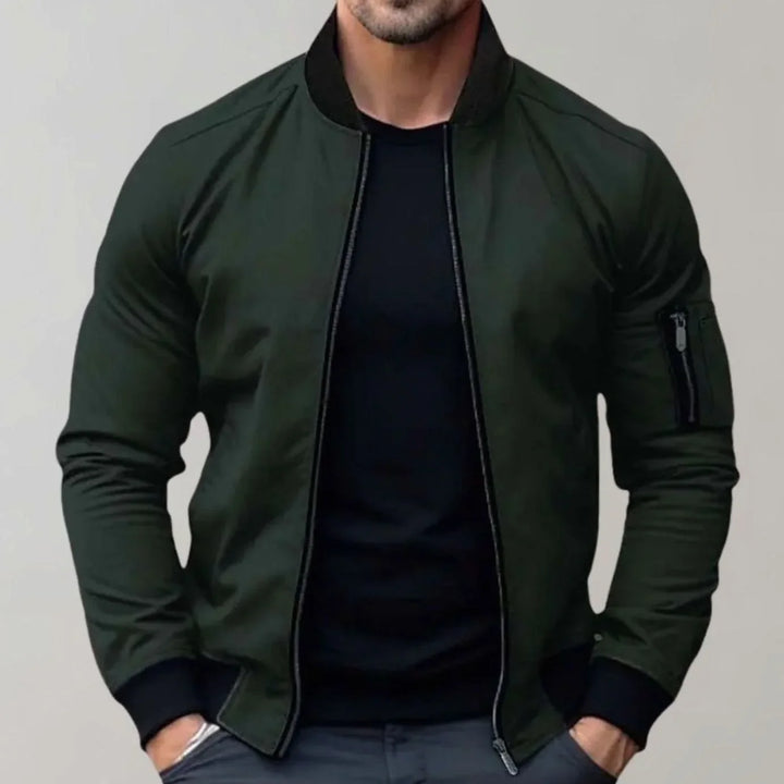 Jesse | Men's Slim Fit Bomber Jacket Zip Front