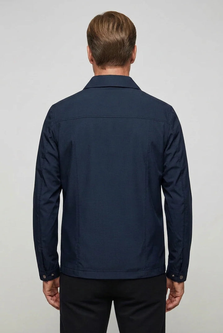 Justin | Men's Harrington Jacket Zip Up Collar