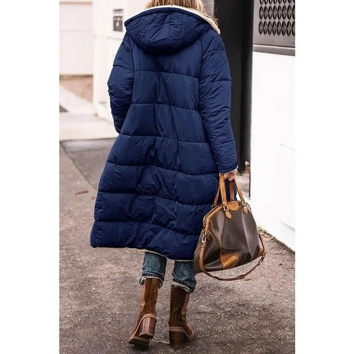 Katie | Women's Longline Puffer Jacket Sherpa Lined