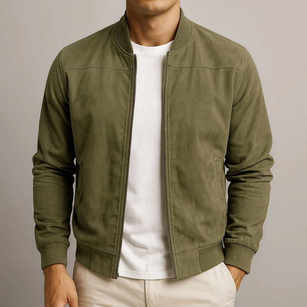 Lance | Men's Casual Bomber Jacket Zip Front