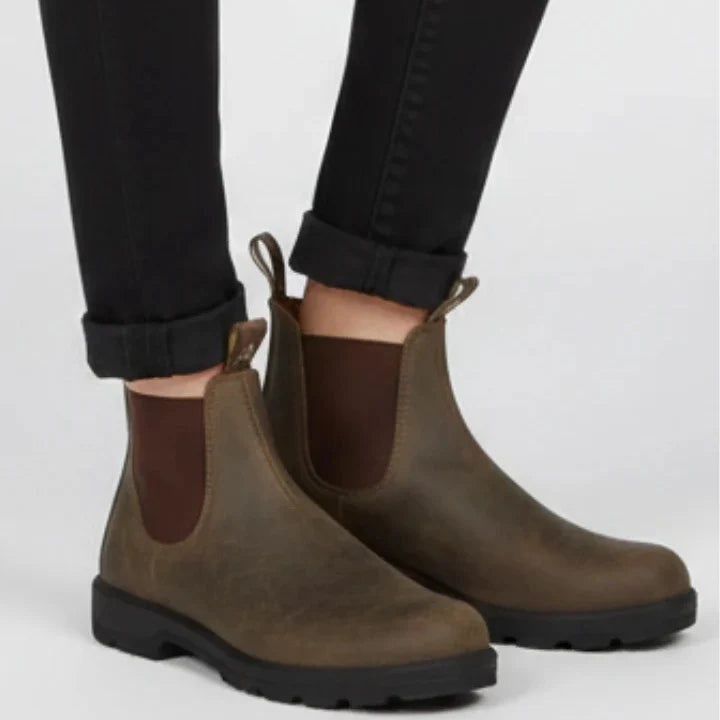 Maya | Women's Chelsea Boots Pull Tabs Lug Sole