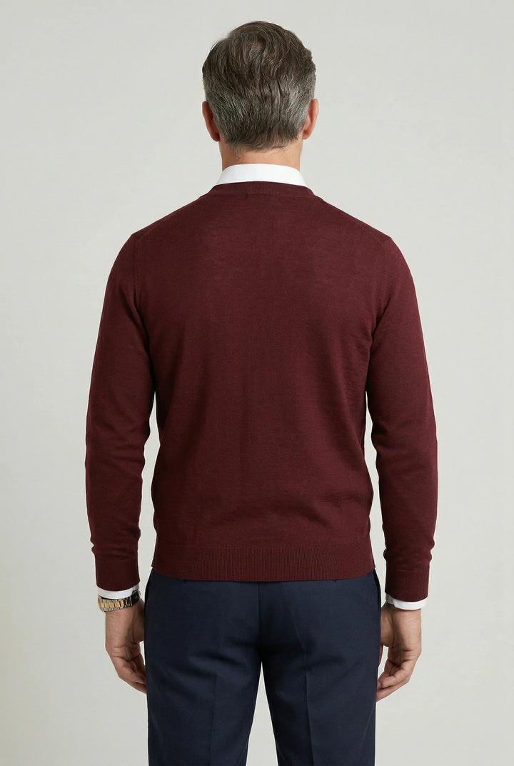 Mike | Men's V Neck Cardigan Button Front