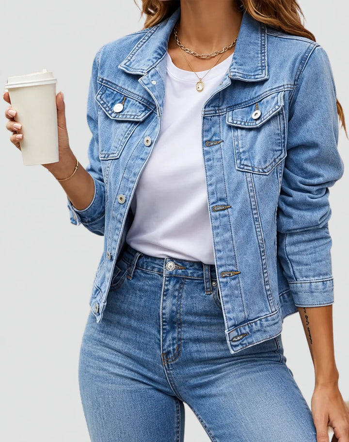 Skylar | Women's Classic Jacket Fitted Button Front